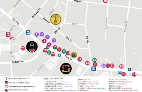 Athens Apartment | NormalBnB - 2 Blocks From Restaurants, Bars, Hospital