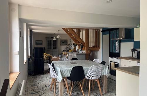 Auberville-la-Manuel Cottage | Norman brick farmhouse near the sea