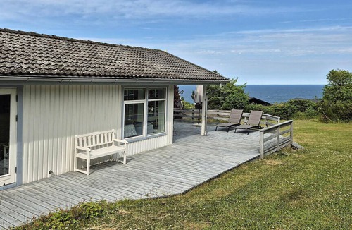 Sandkaas House | North Bornholm sea view sandy beach and rocks
