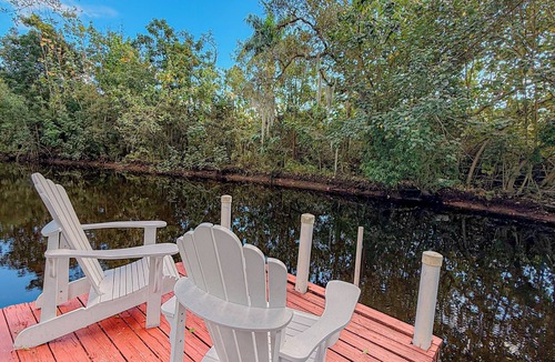 Fort Myers House | North Breeze, lake view with heated Pool