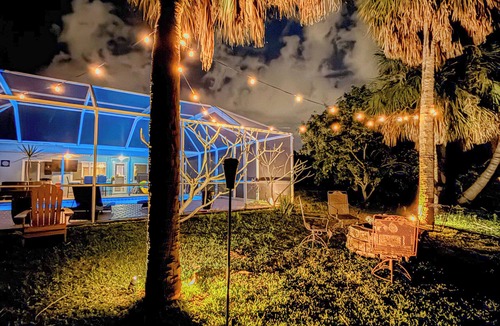 Fort Myers House | North Breeze, lake view with heated Pool