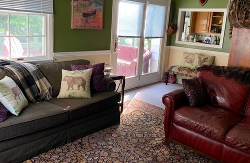 Pulaski Apartment | North Woods 1 BR - Deck, Grill - walk to Salmon River!