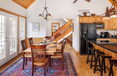 The Galena Territory House | North Woods Inspired Lodge Hot Tub + Fire Pit Galena Territory Retreat