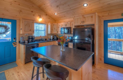 Murphy Cabin | Not-So-Tiny Cabin - King Bed - Secure Dog Yard