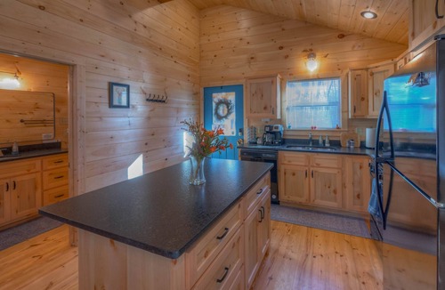 Murphy Cabin | Not-So-Tiny Cabin - King Bed - Secure Dog Yard