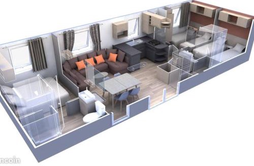 Gastes Resort | Nouveau SIBLU 2025 mobile 353 home La Réserve 5Star 8per 2SDB