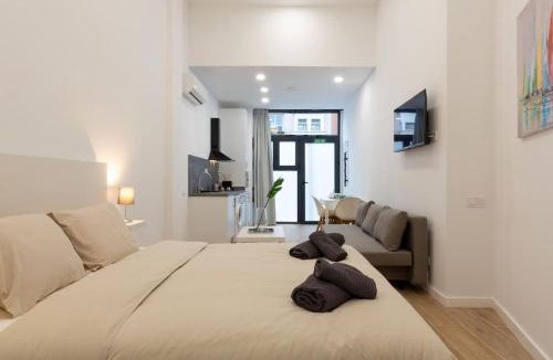 Valencia Province Apartment | Nuevo loft en playa y cerca del centro, AC y Wifi
