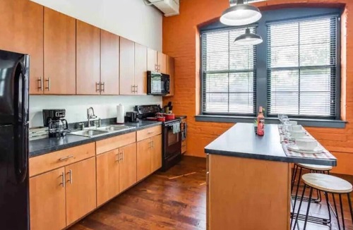 Rochester Apartment | NY Style Loft with King Bed
