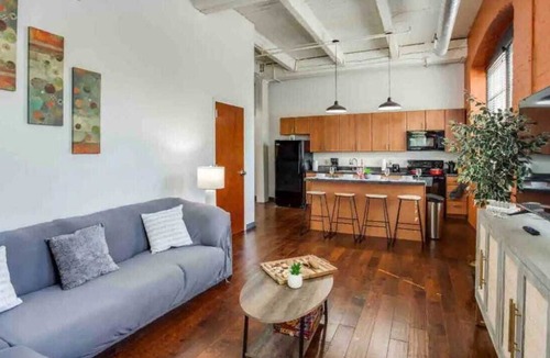 Rochester Apartment | NY Style Loft with King Bed