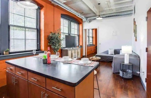 Rochester Apartment | NY Style Loft with King Bed