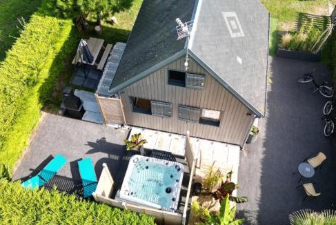 Agon-Coutainville House | O bulles d'Agon Chalet Spa privé Plage