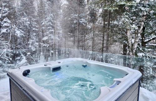Morin Heights Ski Chalet | o sommet bleu 1chambre & spa sauna hammam