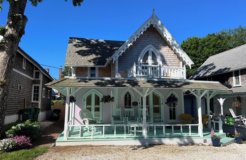 Oak Bluffs Cottage | Oak Bluffs Gingerbread Cottage near Downtown, Beach, Ferry and Ocean Park!