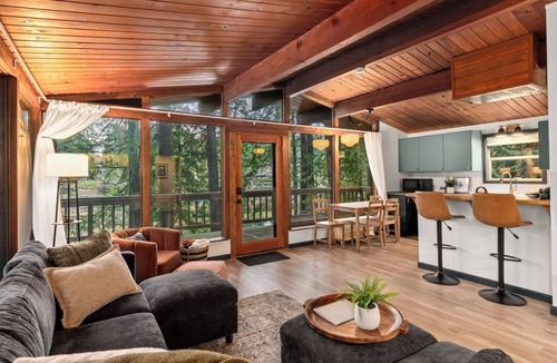 Bonney Lake Cottage | Oar & Evergreen: Forest Views + Private Dock