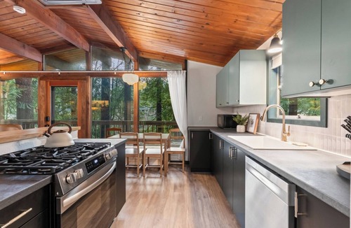 Bonney Lake Cottage | Oar & Evergreen: Forest Views + Private Dock