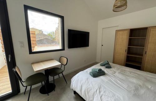 Perols Apartment | Oasis Balcon Vibes Tropicales Arena Parc Expo Clim