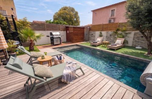 Les Pennes-Mirabeau Villa | Oasis Balinaise, Piscine Chauffée - Villa Penida