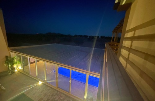 Burguillos de Toledo Villa | Oasis in Toledo: Heated pool and view of the Oliva.