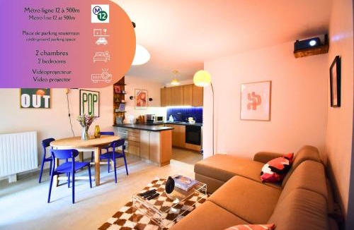 Aubervilliers Apartment | Oasis SPA Bath et Jardin Parisien