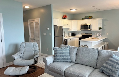Indian Beach Condo | Ocean Club F103-Relax at Tranquil Oceanfront Condo-
