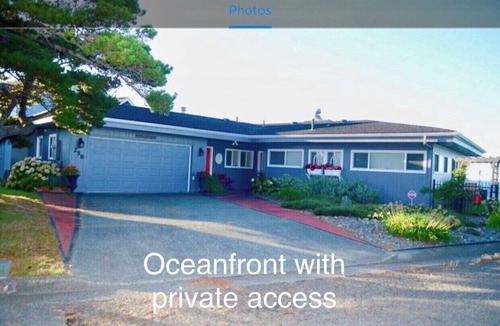 Crescent City House | Ocean Front Home with private beach access.