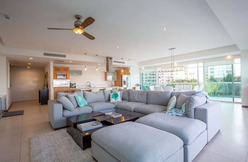 North Hotel Zone Condo | Ocean Front Luxurious 4 BR Condo at Peninsula