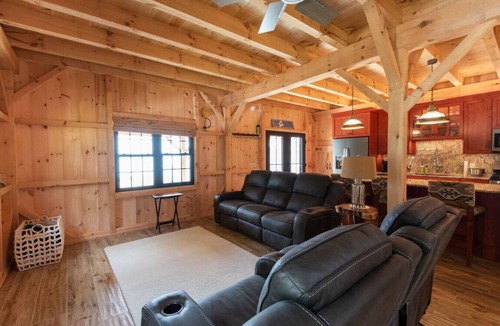Steuben House | Ocean front Post and Beam Barn with HOT TUB
