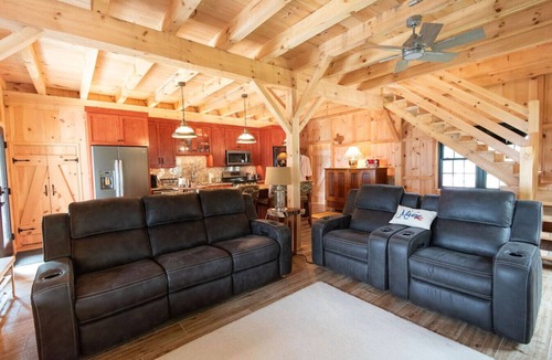 Steuben House | Ocean front Post and Beam Barn with HOT TUB