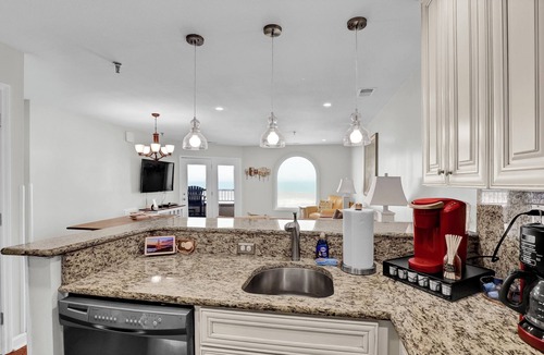 North Topsail Beach Condo | Ocean Front; Top Floor; Two Master Suites; Corner Unit; Single Floor; Elevator