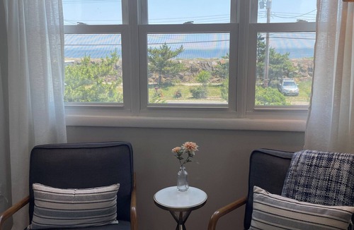Sea Bright House | Ocean front with views from every window, walk to beach and dining!
