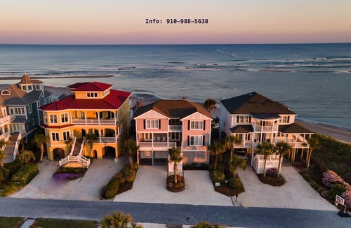 Sunset Beach House | Ocean Isle Beach - Luxury Oceanfront/Gated West End/Private Pool/Sleeps 20