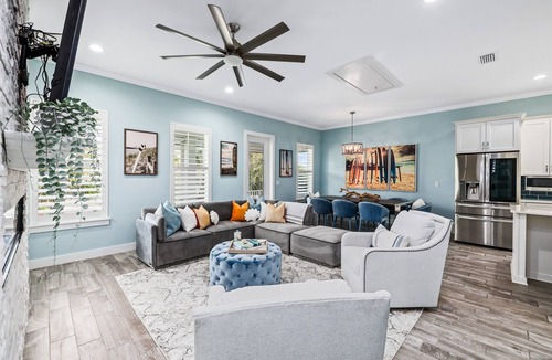 Jacksonville Beach House | Ocean View Bliss | Steps to Sand with Balcony