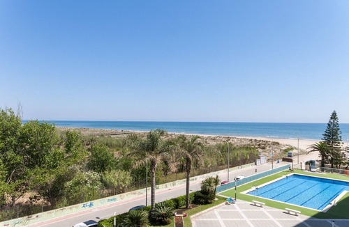 Playa de Gandia Apartment | Ocean view condo located steps from the beach. Modern decoration! ONLY FAMILIES