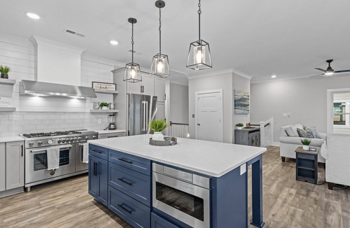 Pine Knoll Shores House | Ocean View Home with Elevator/Pool (Forever Blue)