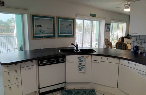Islamorada Condo | Ocean View with protected dock on lagoon with private boat ramp