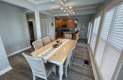 Ocean Isle Beach Villa | Ocean Views - Second Row -closest walk to beach access, pool, and tiki bar!