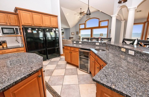Whalehead Beach House | OCEANFRONT, 12 BRs, Priv Pool, Pool Table, ELEV, OCean Views, Theater Rm, WL853, Out of Office OBX