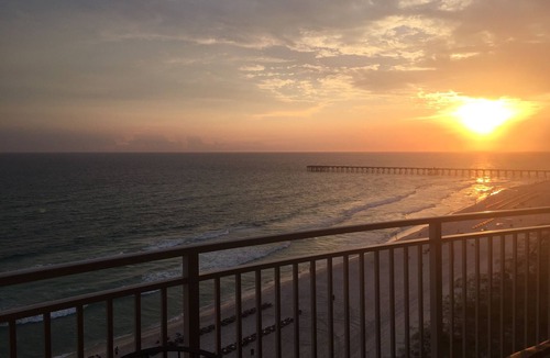 Panama City Beach Condo | Oceanfront 2BR/2BA w/Bunks, Beach Chair Svc Incl. Beautiful gulf balcony views!