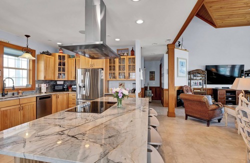 Village of Stump Sound House | OceanFront 7-Bdrm Elevator Pool Tennis Volleyball Putt-Putt HotTub Dog Friendly