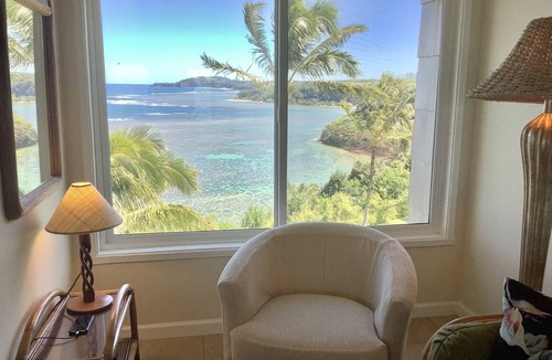Princeville Condo | Oceanfront and updated, top floor, perfect for honeymoon