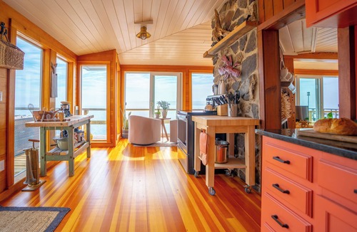 Mid-Coast and Islands Cottage | Oceanfront Boathouse on Casco Bay