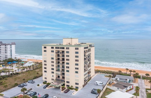 Ormond-by-the-Sea Condo | Oceanfront Building-Top Floor-Beach Access+ Heated Pool/Sunset & Rocket Views