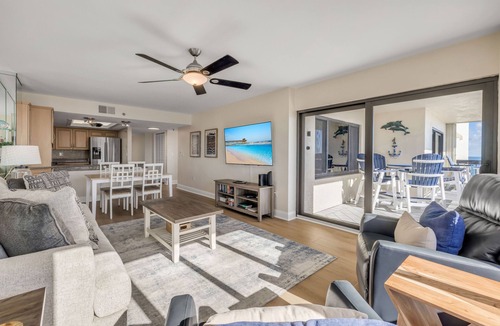 Ormond-by-the-Sea Condo | Oceanfront condo with large private balcony, heated beachfront pool and garage parking