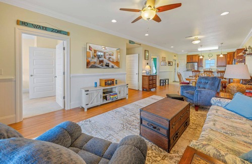 Rodanthe House | Oceanfront Condo with Private Sundeck, Resort Pool, Elevator, and Beach Access