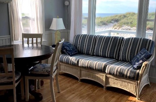 East Sandwich House | Oceanfront Cottage—Private Beach Bay Views