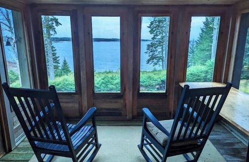 Prospect Harbor House | Oceanfront Cottage with Fire Pit & stunning views