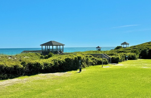 Atlantic Beach Condo | OCEANFRONT DUNESCAPE VIEW Direct Beach Access Kitchen Pool WiFi
