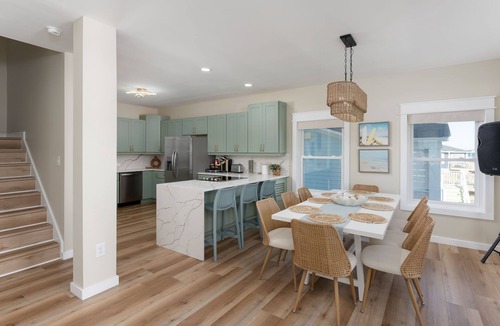North Carolina Coast House | Oceanfront Escape with Fire Pit & Hot Tub