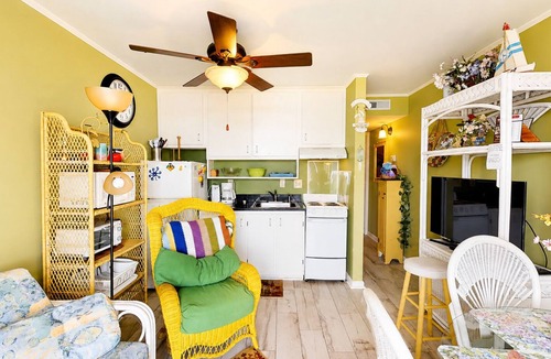 Cherry Grove Beach Condo | Oceanfront Ground Floor Walk to Shops Steps to Sand Grand Strand I 1