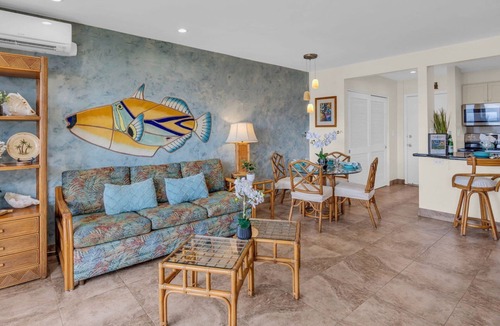 Maalaea Condo | Oceanfront Ground Level 1BR Plantation Style